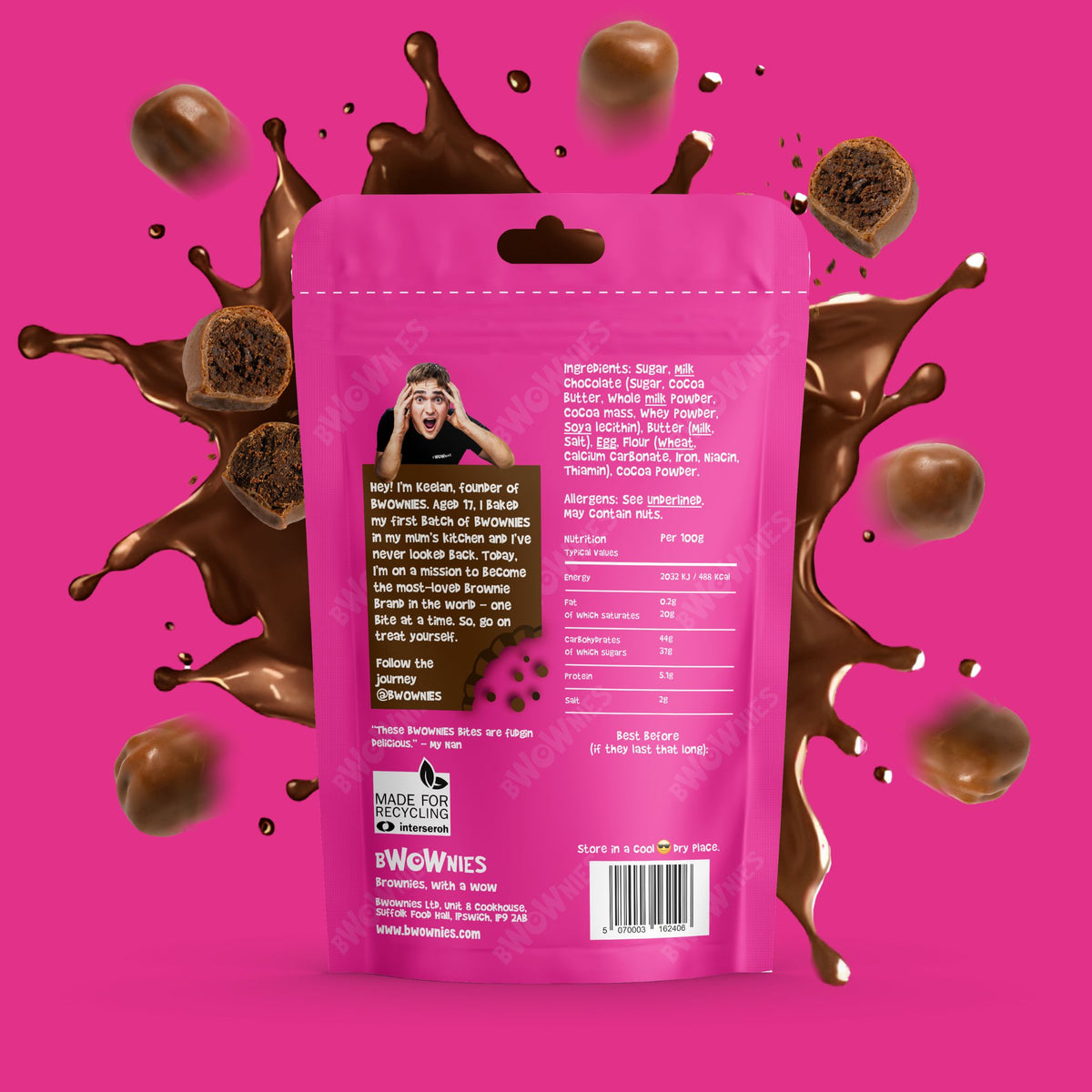 BWOWNIES BITES: 3 PACK, 5 PACK, 10 PACK