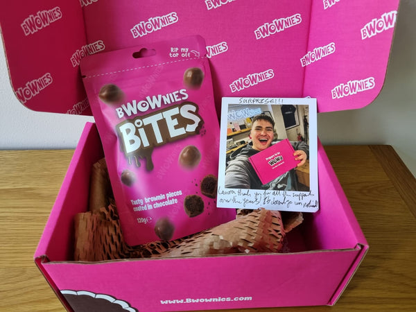 Customer photo review of BWOWNIES BITES