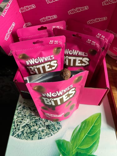 Customer photo review of BWOWNIES BITES