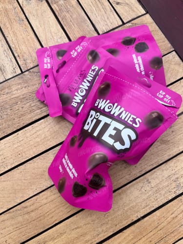 Customer photo review of BWOWNIES BITES